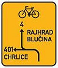 značení cyklistických tras